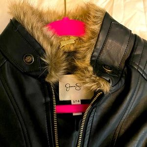 Little girls biker jacket, super cute! By Jessica Simpson